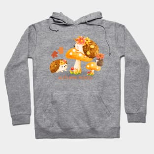 Mushrooms autumn mood Hoodie